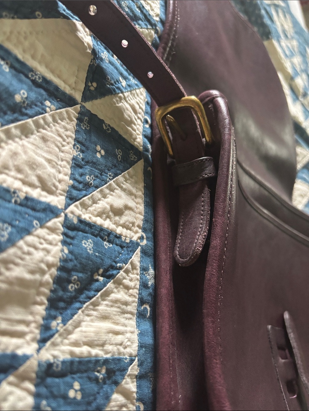 Vintage Coach Saddle Flap Pouch 9585 - Picture 9 of 11